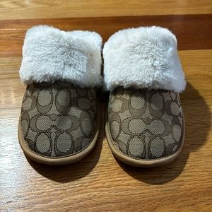 Coach slippers